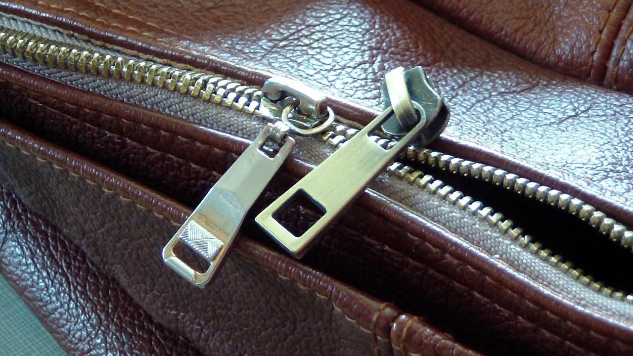 los padres de crianza Muchas situaciones peligrosas Yo How to Replace a Zipper Slider on a Bag - YouTube