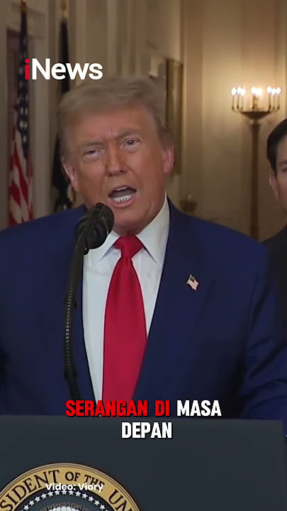 Perang Kian Panas! AS Bombardir 3 Fasilitas Nuklir Iran, Trump: Masih ada Target yang Lain #shorts