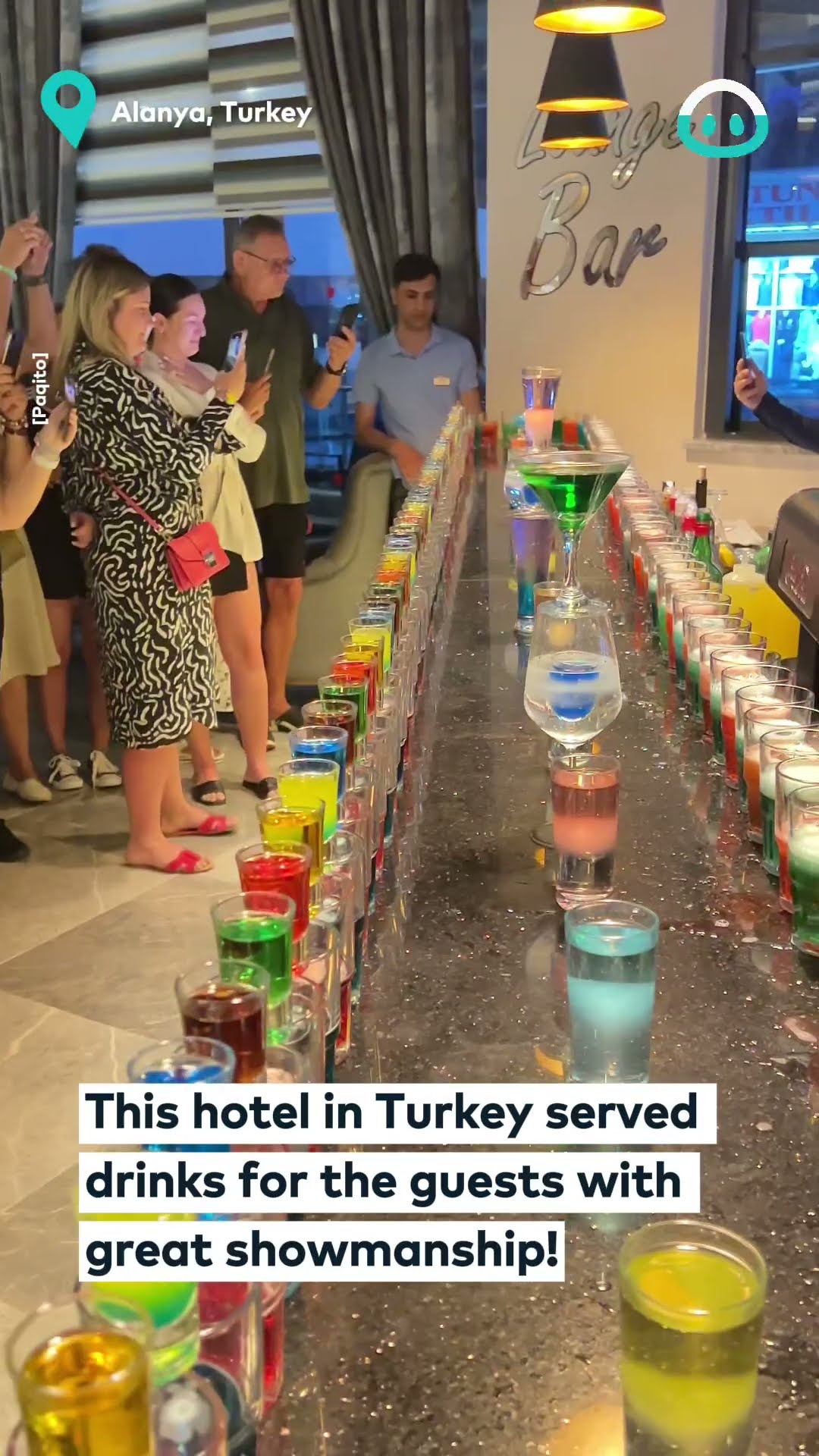 Colourful Bartending Skills || ViralHog