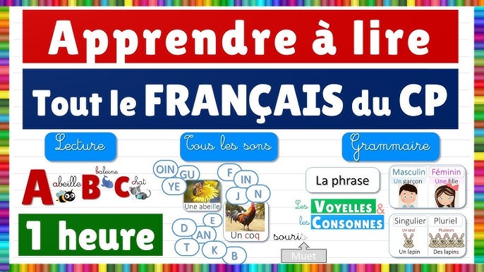 Learn to read all sounds in French 