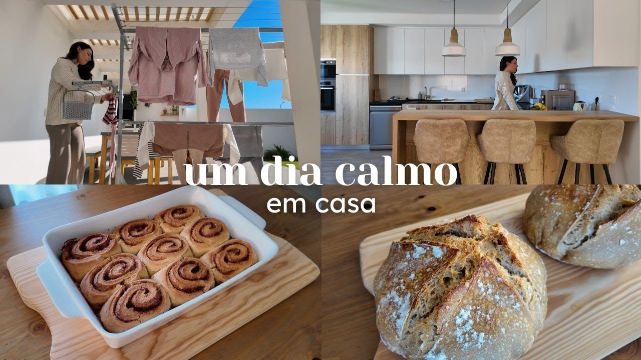 Um Dia Tranquilo em Casa | Pão Caseiro, Rolinhos de Canela e Granola Crocante