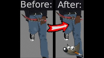 How to make your character hold an object on GIMP