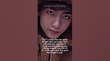 Pov: your bully caught u talking to your mae friend and is now saying this to u 😭🔞💀#kimtaehyung