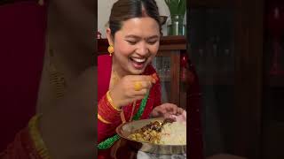 Nepali Saree Ma Mukbang?