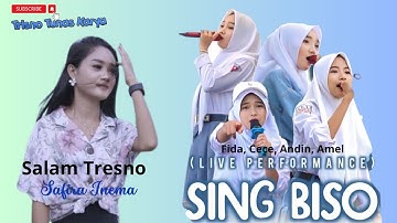Safira Inema  Salam Tresno Official | ing Biso  Fida Cece Andin Amel Live Performance