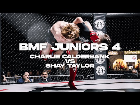 BMF Juniors 4 | Charlie Calderbank vs Shay Taylor | Junior MMA | BADMOFO MMA