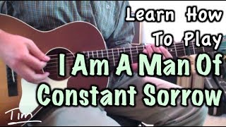 I Am A Man Of Constant Sorrow Dan Tyminski Oh Brother Where Art Thou Guitar Lesson, Chords, Tutorial