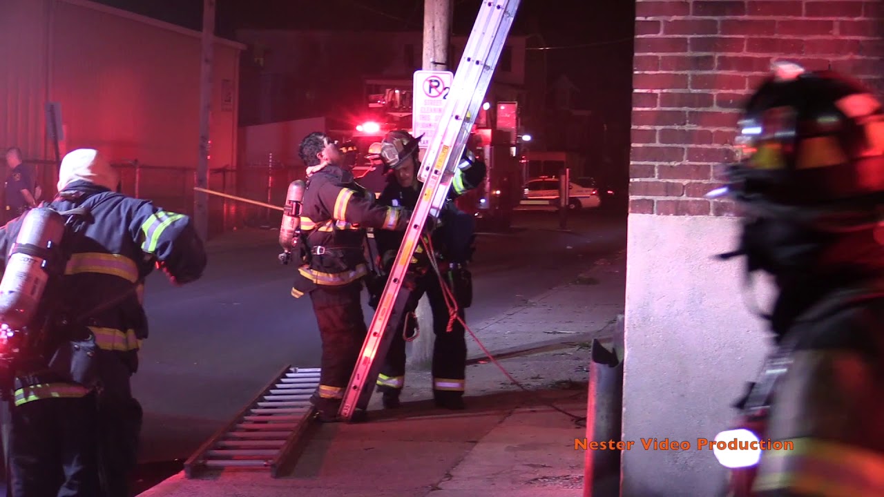 Allentown 2nd Alarm Warehouse Fire - 5.5.18 - YouTube