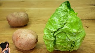 Wenn Sie Kartoffeln oder Kohl zu Hause haben. 😋3 Rezepte schnelle, einfache und sehr leckere. ASMR