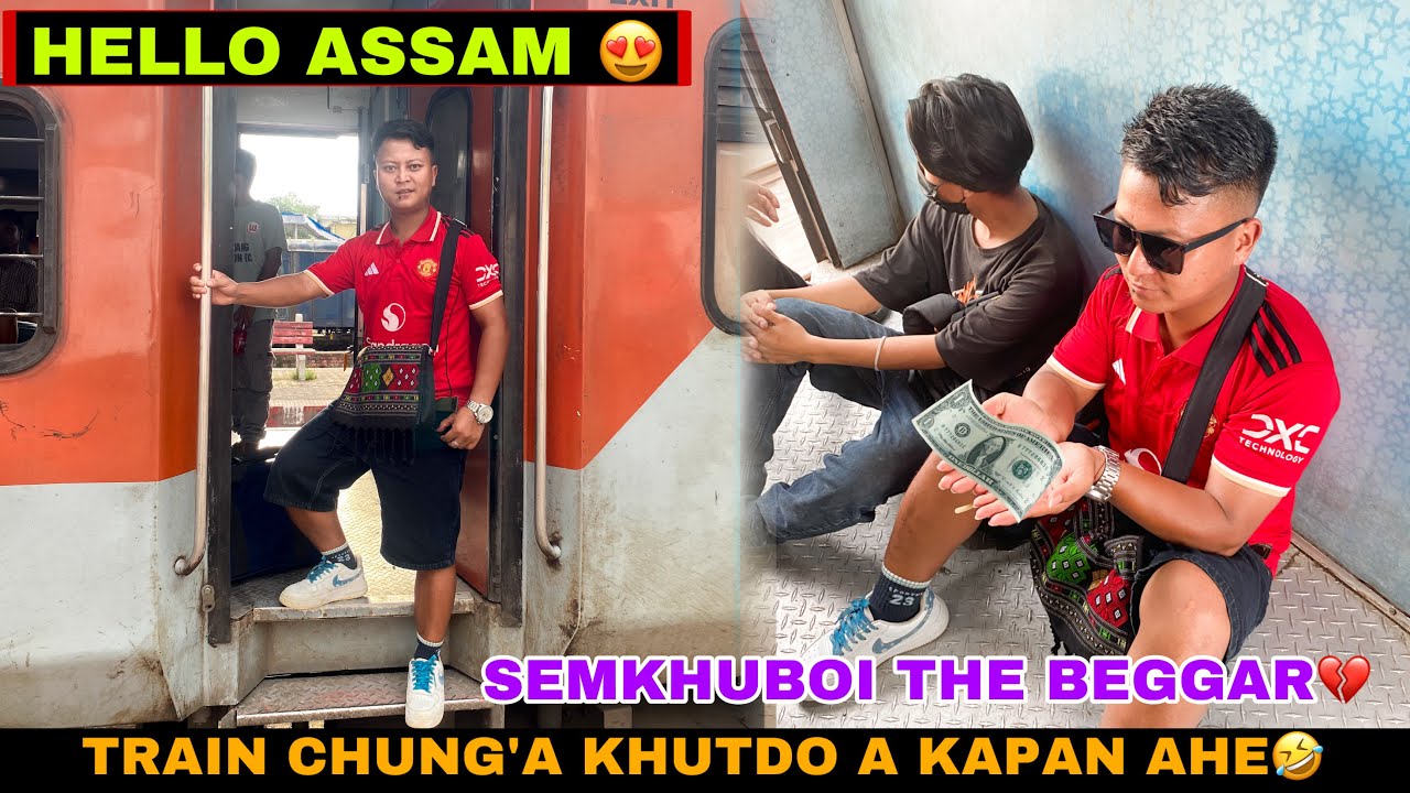 Hello ASSAM 😍 Train Chung’a Khut Kado a Sum kahin kihol ahe 🤣