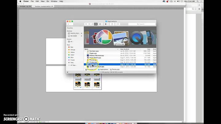 How to print 2-sided brochure