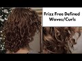Styling Curly/Wavy Hair | Frizz-Free  &amp; Defined Clumps