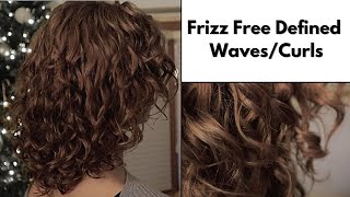 Styling Curly/Wavy Hair | Frizz-Free  &amp; Defined Clumps