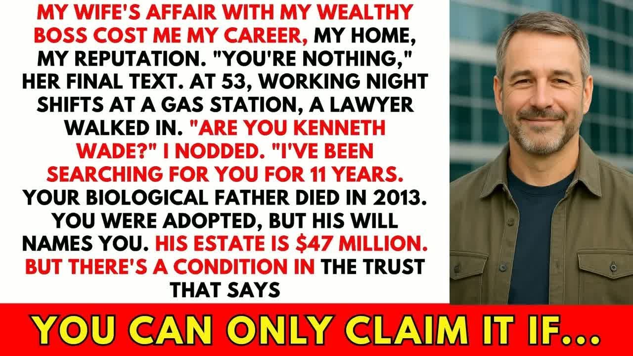 Lost Everything at 53, Mopping Floors for $11Hour - Then a Stranger Asked Are You Kenneth