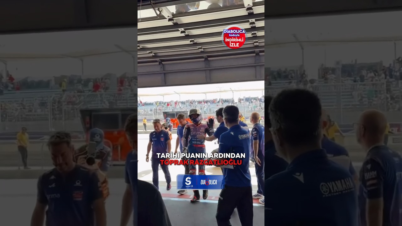 🫡 İLK PUAN KUTLAMASI! #ToprakRazgatlıoğlu #MotoGP #işbirliği