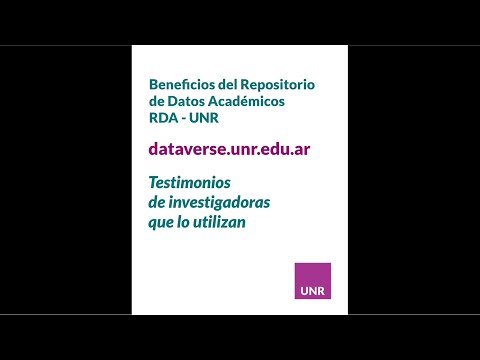 Testimonios de investigadoras sobre el Repositorio de Datos Abiertos de la UNR
