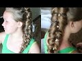 КРАСИВАЯ ПРИЧЁСКА С ПОМОЩЬЮ РЕЗИНОК // Beautiful hairstyle braid using rubber bands