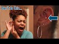 PIERCING MY CONCH AT HOME
