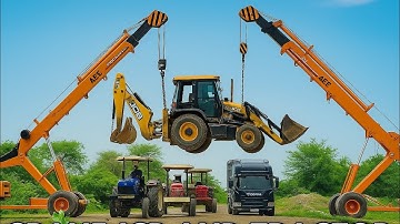 ✅ JCB Machine Loading Video | Tipper Loading | JCB 3DX Machine Work