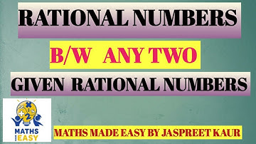 FINDING RATIONAL NUMBERS BETWEEN ANY TWO NUMBERS (AVERAGE METHOD)CLASS-9 NUMBER SYSTEM/CLASS-8/MATHS