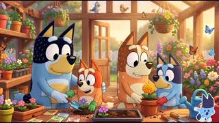 Bluey Finds a Hidden Greenhouse! Magical Garden Treasure Hunt