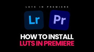 How to install LUTs in Premiere