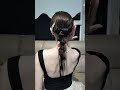 Simple Delicate Korean Tassel Chain Low Ponytail Tutorial For Beginners #hairstyle #hairstyles