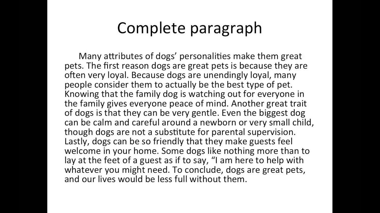 completed-paragraph-example-youtube