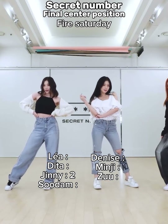 SECRET NUMBER final center position #secretnumber #kpop