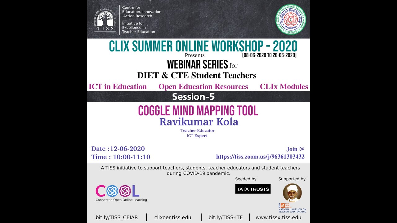Webinars for Telangana DIET & CTE Students: Mind Mapping Tools - YouTube