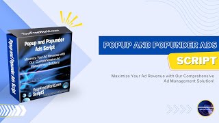 Explore The Admin Area Of The Popup And Popunder Ads Script Demo Features