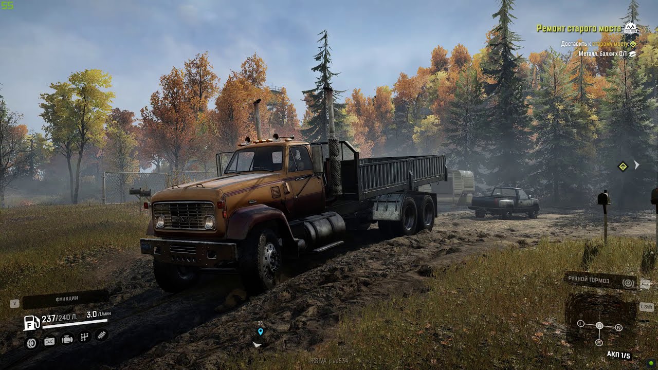 SnowRunner, тест производительности Ryzen5 2600x и 1660ti