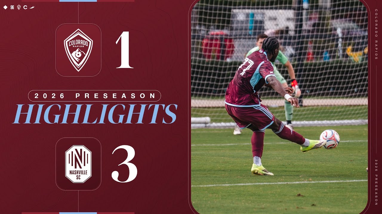 Highlights | Darren Yapi scores in Rapids' first preseason test against Nashville SC
