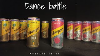 Dance battle between Schweppes pineapple and pomegranate | منافسة بين شويبس أناناس و رومان