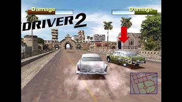 Driver 2 PS1 - USA Demo Disc Gameplay