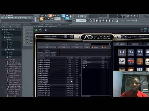 Como usar Addictive Drums como um plugin IN Fruityloops | MAKING BATIDA PRO