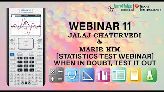 Webinar 11 - [Statistics test Webinar]_ When In Doubt, Test It out  17th July 2021