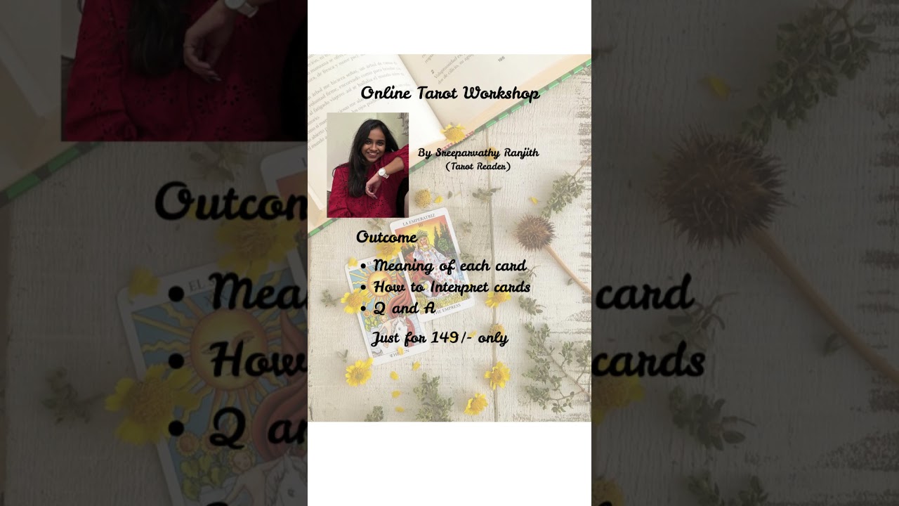Online Tarot Workshop Just @149/- only 