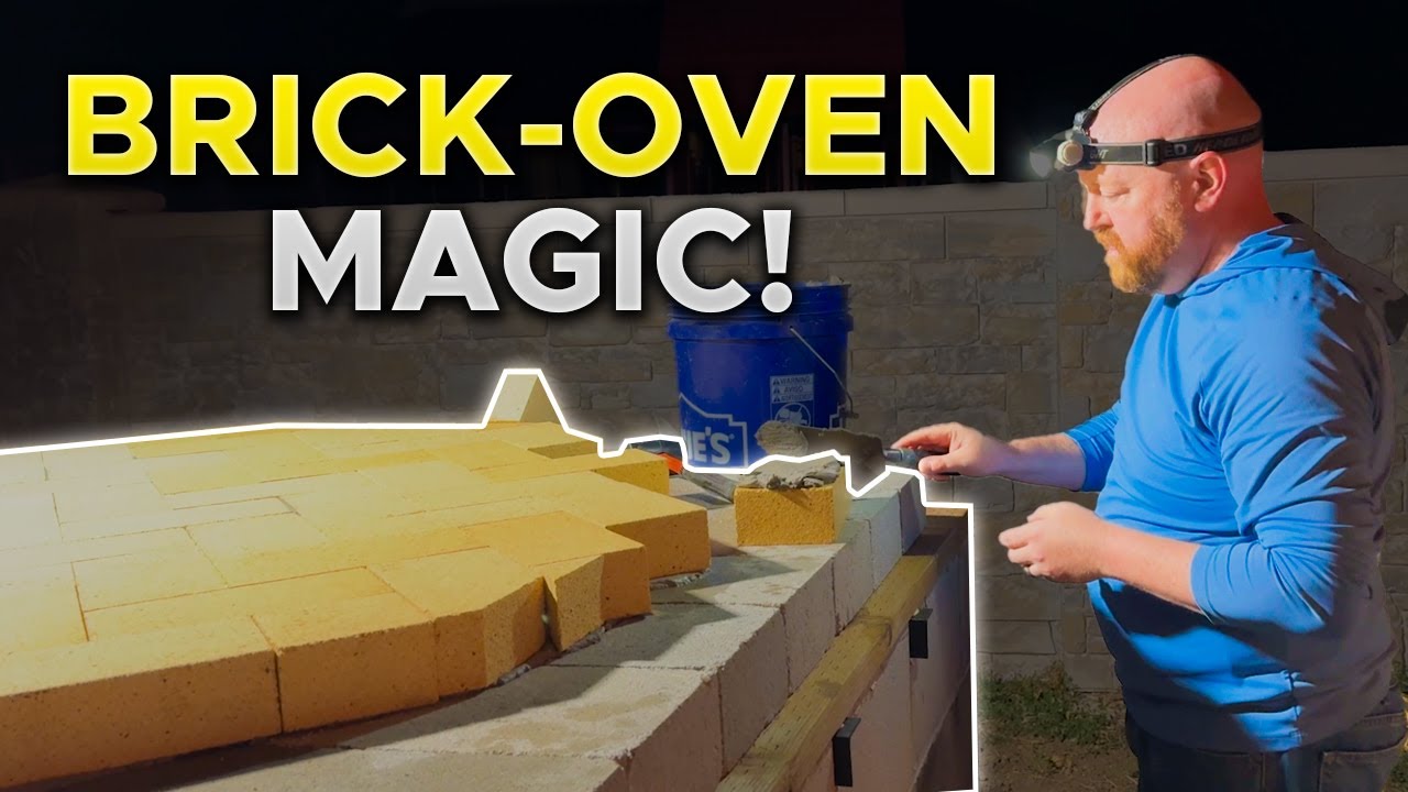 Building the Fire Brick Base for my Pizza Oven