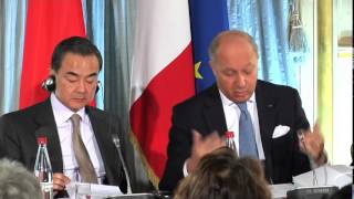 Discours de Laurent Fabius - Ouverture du symposium sur les relations franco-chinoise (27 ...