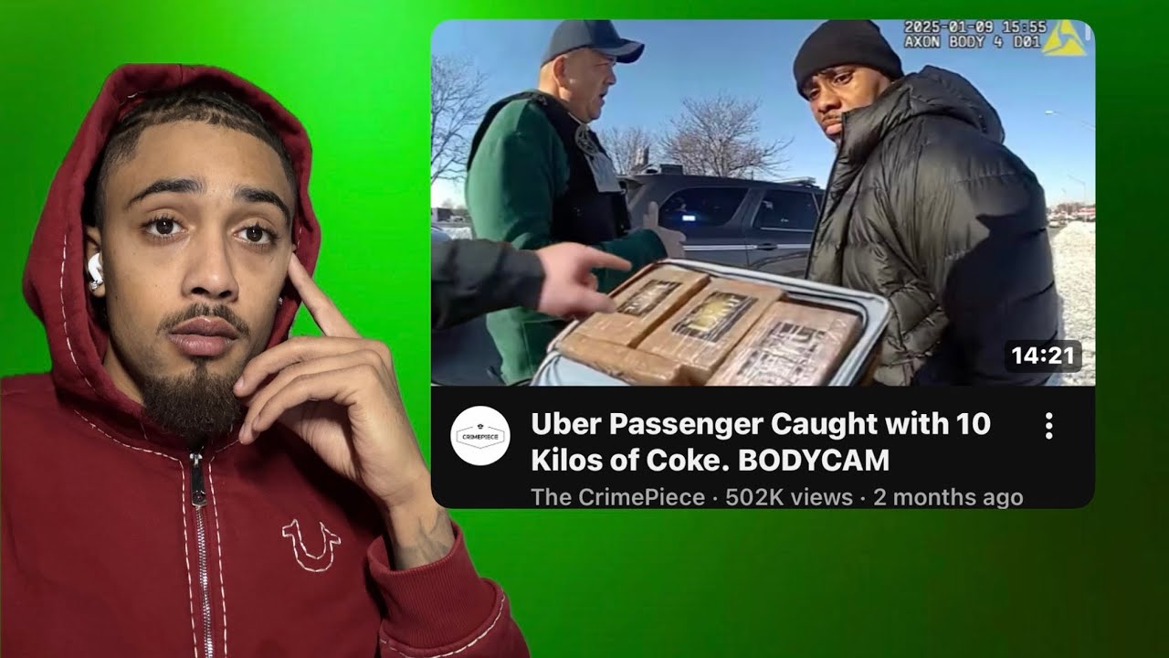 Cops Find 10 Kilos of Coke In a Uber! BODYCAM Reaction