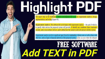Highlight PDF File In Windows 10| How to Add TEXT?_ Offline In Pc, Laptop#howtohighlightpdfinlaptop