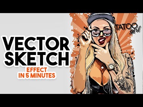 Create Stunning Vector Sketches with this Photoshop Action