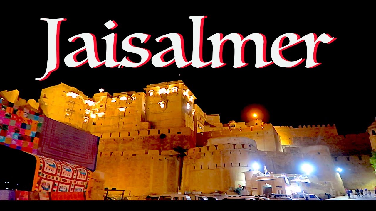 Jaisalmer NIGHTLIFE | Rajasthan Walking Tour | जैसलमेर नाइटलाइफ़ | भारत में अमेरिकी