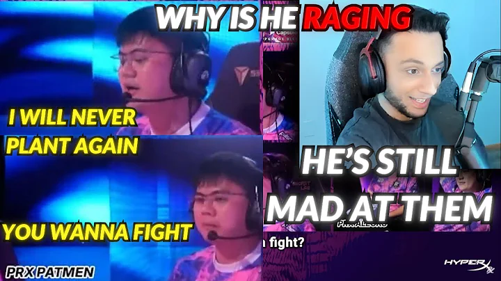 FNS LOSING It At PRX Patmen PROPER RAGING At His Team PRX Mid Game