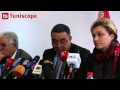 Conférence presse Nidaa Tounes Déclaration