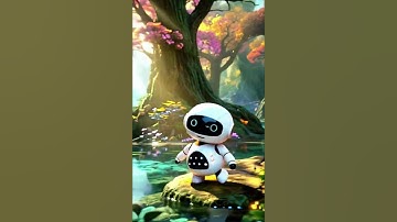 AI Robot Dances in a Magic Forest - AI Art #robot #robotdance #ai #fun #aiart #shorts #shortsvideo