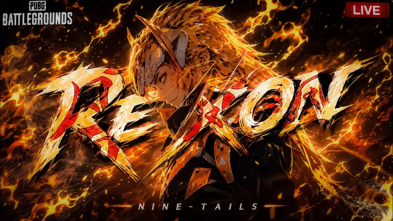 🔴NARUTO x NINE TAILS CHALLENGE🔥| PUBG MOBILE LIVE | Fun & Chill Gameplay | Live Ranked