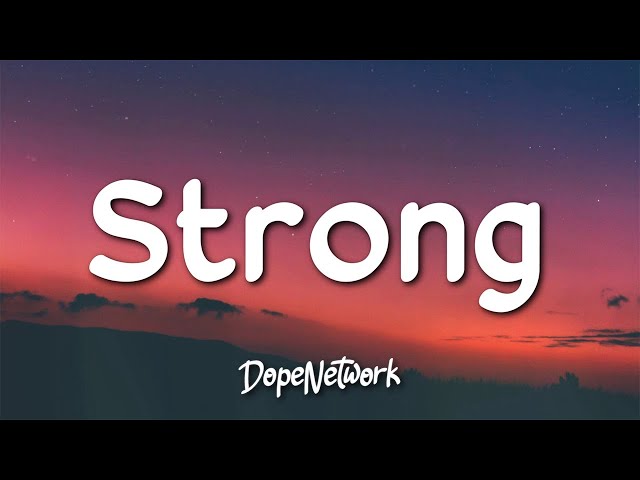 One Direction - Strong (Lyrics)