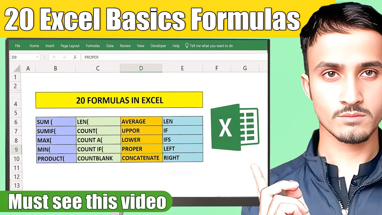 20 Most Useful Excel Formulas for Beginners | Excel all formulas ...